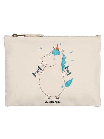 Mr. & Mrs. Panda Pouch Einhorn Fitness ohne Spruch in Weiß