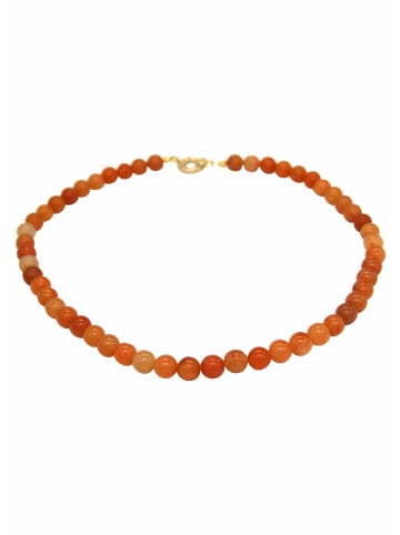 Gemshine Kette ohne Anhänger KARNEOL in gold coloured
