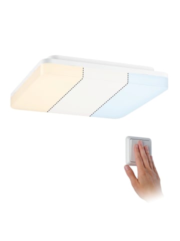 paulmann WallCeiling Cela IP44 LED Panel 15,5W TunW 280x280mm Weiß Kunststoff