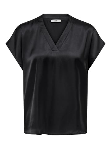 JACQUELINE de YONG Kurzarm Bluse V-Ausschnitt Business T-Shirt JDYFIFI in Schwarz-2