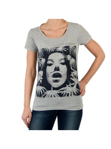 ONLY T-Shirt „Circus“ von LesMiss, hellgrau Grau