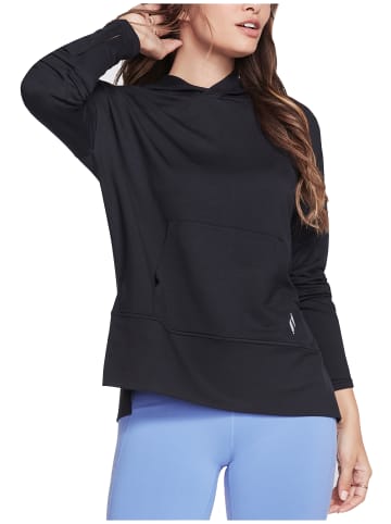 Skechers Sweatshirt SKECHLUXE Restful Long Sleeve Hoodie in schwarz