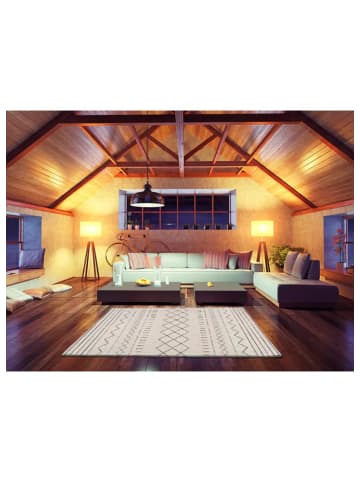 Atticgo Kurzflor-Teppich AKKA in weiß