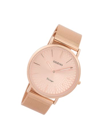 Oozoo Armbanduhr Oozoo Vintage Series rosegold groß (ca. 40mm)