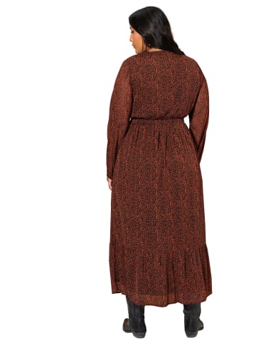 Studio Untold Kleid in rotbraun