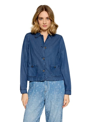 CARTOON Jeansjacke mit aufgesetzten Taschen in Blau