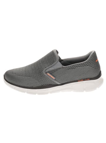 Skechers Slip-On Sneaker in Grau/Orange