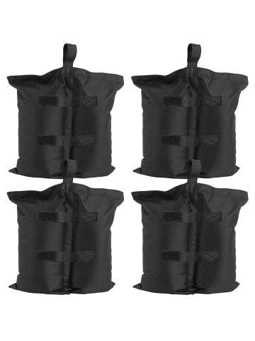 tectake 4er-Set Pavillongewicht, vielfach verwendbar, bis zu 8 kg pro Element