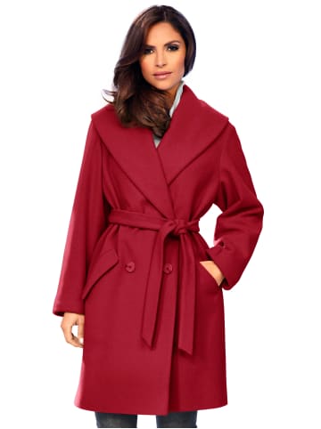 Heine Wolljacke in rot