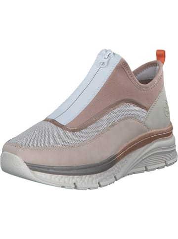 rieker Slip-On-Sneaker in rose/kreide/kupfer/crema/perlr