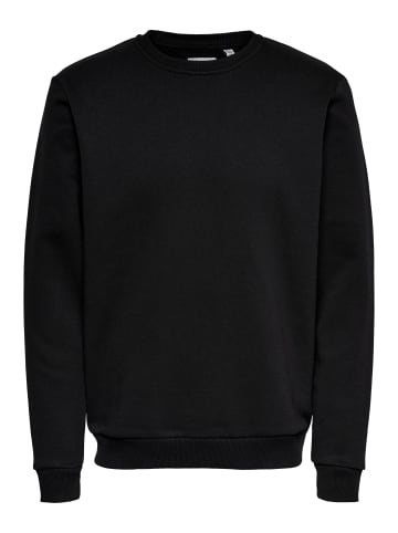 ONLY & SONS Sweatshirt Ceres in Schwarz