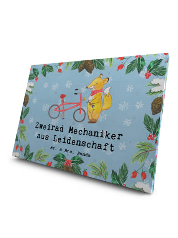 Mr. & Mrs. Panda Tee Adventskalender Zweirad Mechaniker Leidensc... in Eisblau