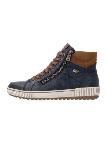 remonte Schnürstiefeletten Basic in Dunkelblau