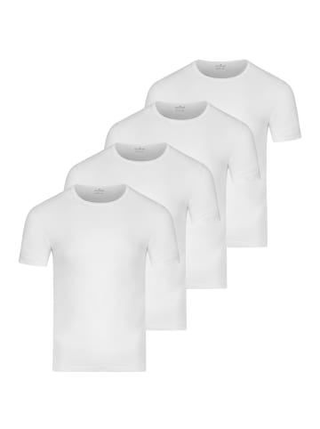 Ragman Unterhemd / Shirt Kurzarm Basic in Weiß