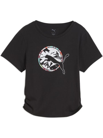 Puma T-Shirt "TROPICAL AOP FASHION TEE - Short" in Schwarz