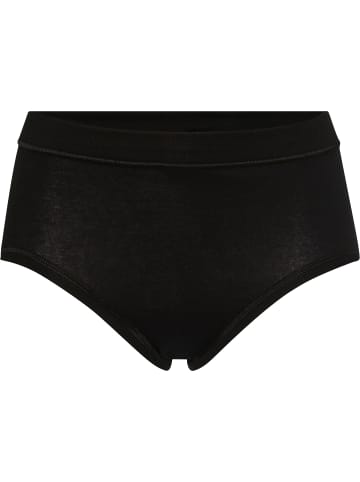 Con-ta Baumwolle, Feinripp Taillenslip 2er-Pack in schwarz