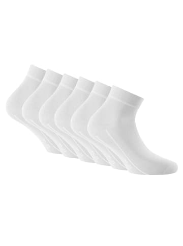 Rohner Socken 6er Pack in Weiß