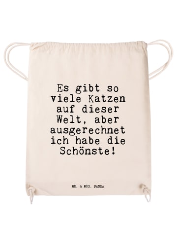 Mr. & Mrs. Panda Sportbeutel Es gibt so viele... mit Spruch in Creme