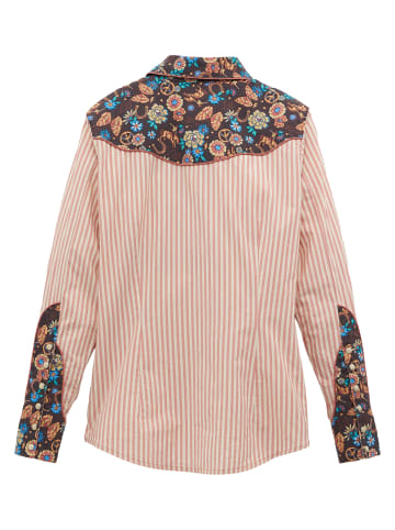 Wrangler Langarmhemd Prarie Print in Pink