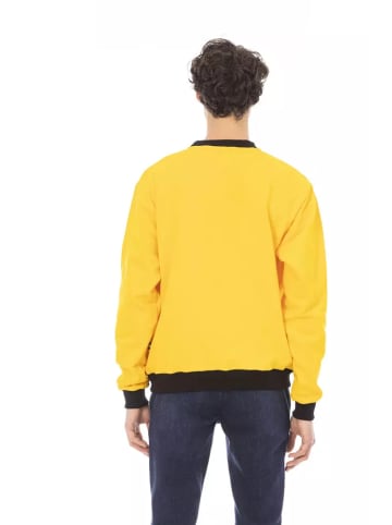 Baldinini Trend Zweifarbig Gelb Baumwolle Herren Pullover