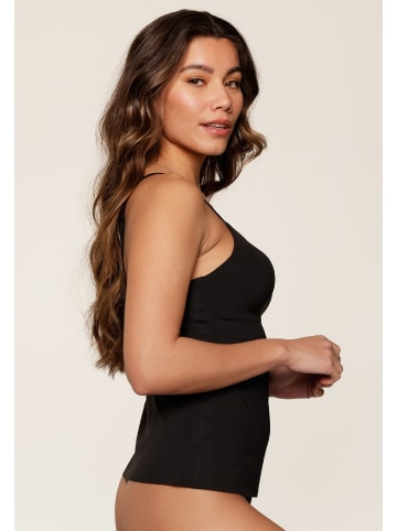 Linga Dore Singlet in Schwarz