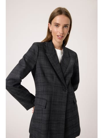 Soaked in Luxury Blazer SLEvonne Slim fit in Black Suiting Check