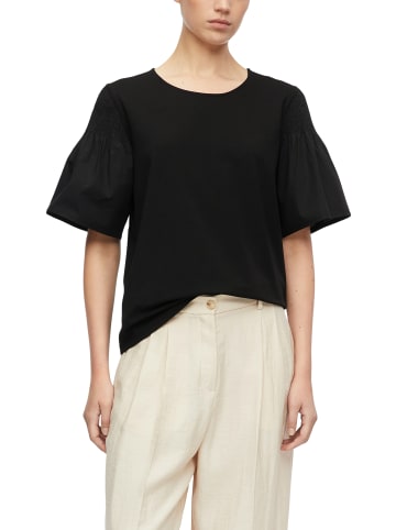 comma T-Shirt in schwarz