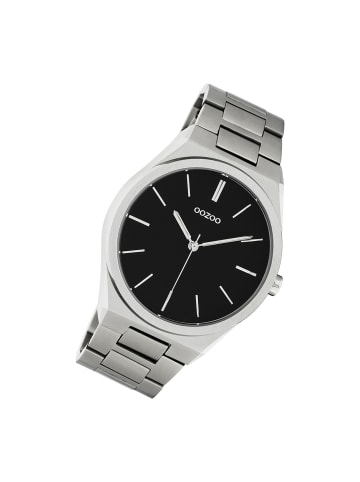 Oozoo Analog-Armbanduhr Oozoo Timepieces silber groß (ca. 40mm)