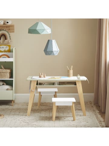 SoBuy Kinderschreibtisch in Hellgrün - (W) 48 x (H) 50 x (L) 80 cm