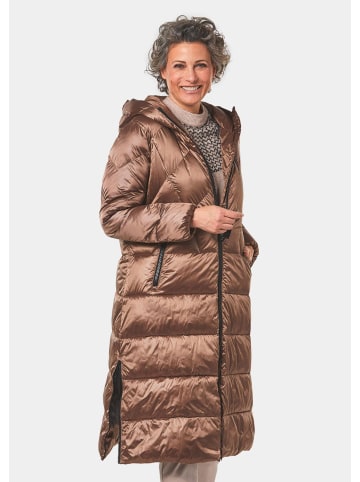 GOLDNER Steppjacke in längerer Form in camel