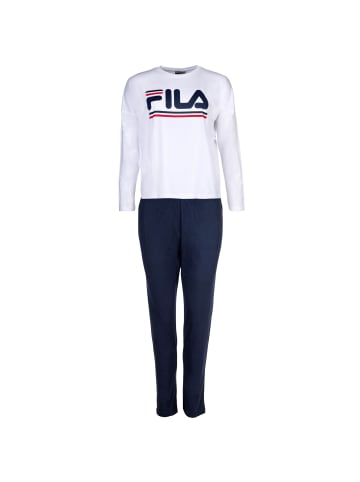 Fila Pyjama in Weiß/Blau