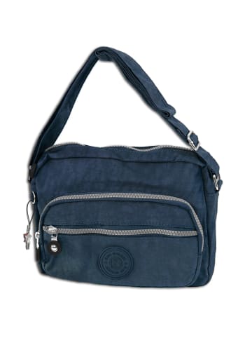 Bag Street Umhängetasche Nylon blau ca. 22cm