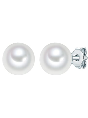 Rafaela Donata Ohrstecker Sterling Silber Südsee-Muschelkernperle weiß in weiß