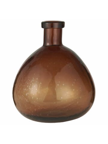 IB Laursen Vase Glasballon in Braun