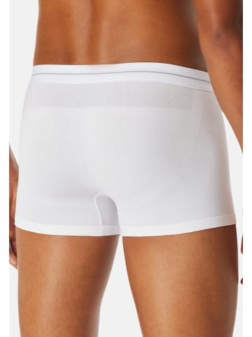 Schiesser Retro Short / Pant Cotton Flex in Weiß / blau