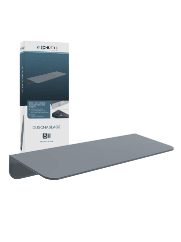 Franz Joseph Schütte Duschablage, Anthrazit, zum Kleben