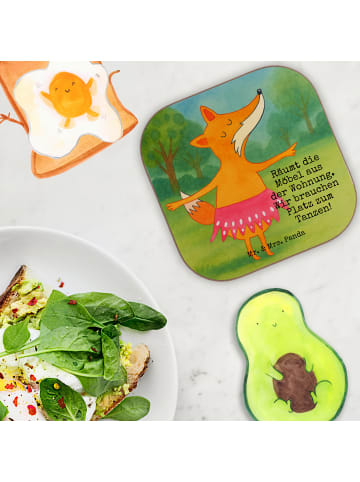 Mr. & Mrs. Panda Tassen Untersetzer Fuchs Ballerina Design mit S... in Weiß