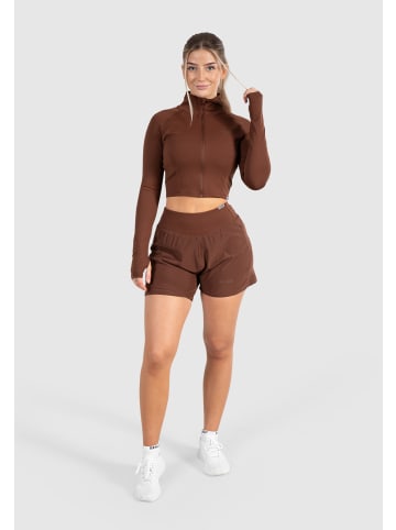 SMILODOX Shorts Advance Pro 2in1 in Braun