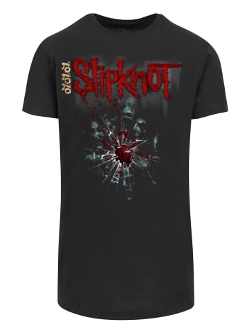 F4NT4STIC Long Cut T-Shirt Slipknot Metal Band in schwarz