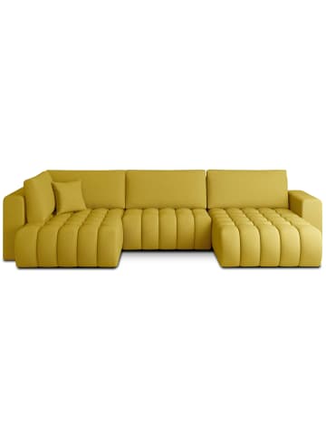 MF Design Bonita Recamiere Rechts in Gelb -  (L) 175 x (B) 350 x (H) 92 cm