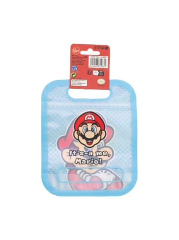 Super Mario Super Mario 4 Stück Snackbeutel mit Zip Verschluss in Mehrfarbig
