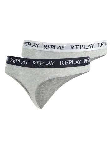 Replay String 2er Pack in Grau