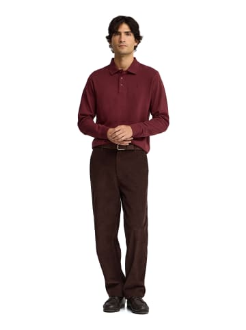 Polo Club Poloshirt MAN RIGBY GO POLO LS IO LONG SLEEVE REGULAR FIT in Granat