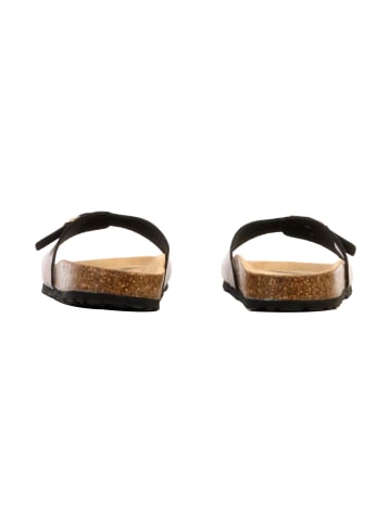 Divine Factory Leder-Pantoletten Noga Lorean Edge Braun
