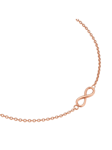 Glanzstücke München Armband Infinity aus Sterling Silber in roségold