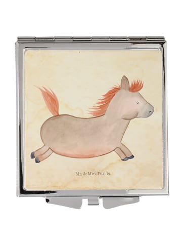 Mr. & Mrs. Panda Schminkspiegel Pferd Springen ohne Spruch in Vintage