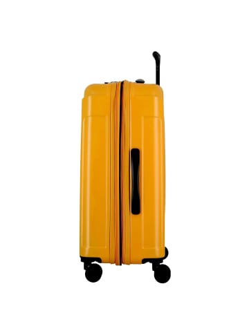 Jump Glossy 4 Rollen Trolley 67 cm mit Dehnfalte in jaune