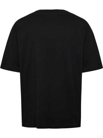 Hummel Loose-fit T-Shirt aus Baumwolle in Schwarz