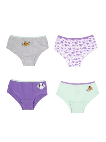 United Labels 4er Pack Spirit Panty Pferde in Mehrfarbig