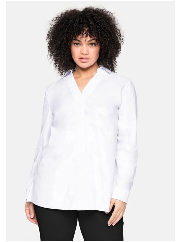 sheego Bluse in weiß